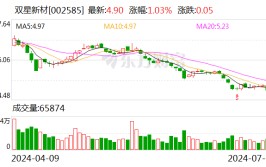 市场竞争加剧 双星新材上半年净利润预计亏损1.65亿元至1.75亿元