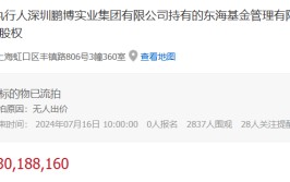 打七折、贬价
七百万元依然无人出价，多家基金公司股权拍卖流拍