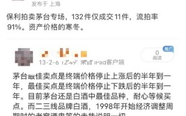 茅台创新低，段永平、但斌如许
说，碰上不好卖的时间
，只是被动地又多了一些年份酒而已