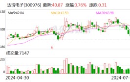 达瑞电子：上半年净利同比预增429.76%-532.29%