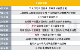 8月市场或迎来转机？投资主线有哪些？十大券商战略来了