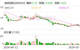 皇庭国际：预计2024年上半年净利润亏损1.45亿元~2.15亿元