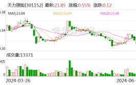 天力锂能：聘任公司高级管理职员
及证券事件
代表