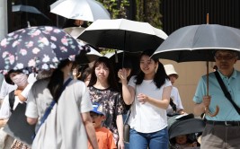 日本景象
厅向多地发布“中暑警戒警报”