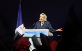 勒庞所属极右翼政党预计将在法国议会推举
首轮投票中排名第一