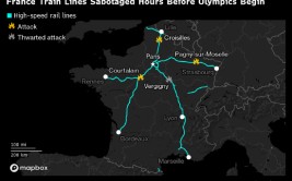 法国预计铁路体系
周一规复
正常 称应可较快查明粉碎
举措
的肇事者