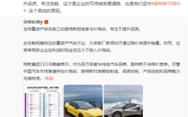 路特斯CEO称绝不会参加
代价
战：会增长
用户持有焦急
和购买顾虑