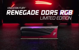 赛车风格马甲、8000MT/s CL36，金士顿推出 FURY 反叛
者 DDR5 RGB 限量版内存