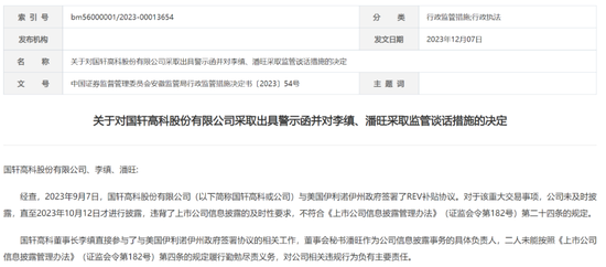 24亿美元的官司赢了！国轩高科为何不公告？ 24亿美元的官司赢了！国轩高科为何不公告？ 时时快讯