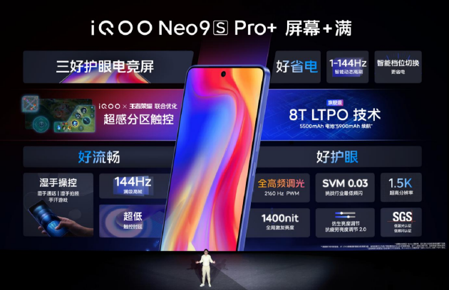 iQOO Neo9S Pro+手机发布：第三代骁龙8+自研芯片 2899元起 iQOO Neo9S Pro+手机发布：第三代骁龙8+自研芯片 2899元起 时时快讯