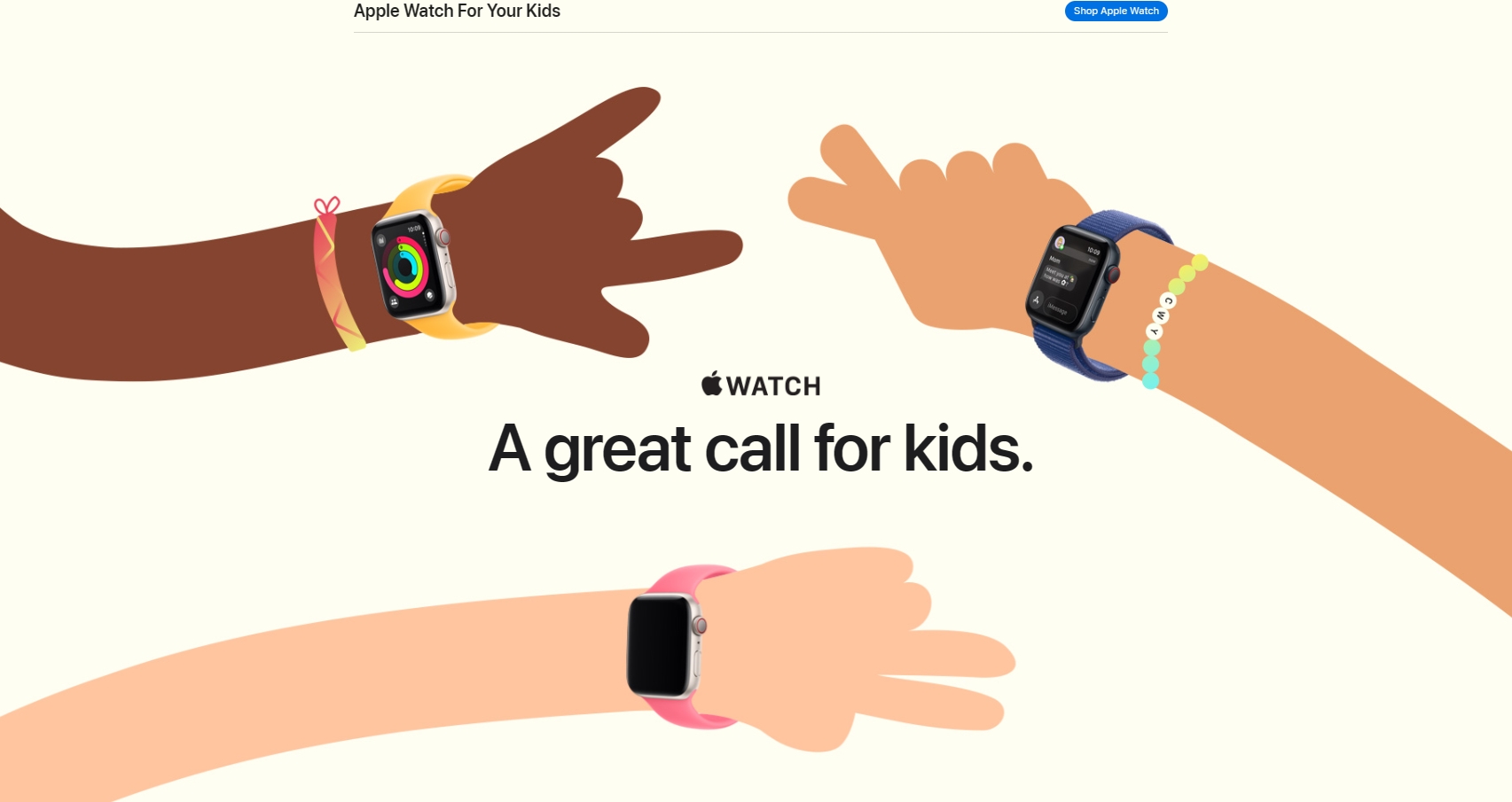小孩太小不能带手机 苹果吆喝：Apple Watch考虑一下？ 小孩太小不能带手机 苹果吆喝：Apple Watch思量
一下？ 时时快讯